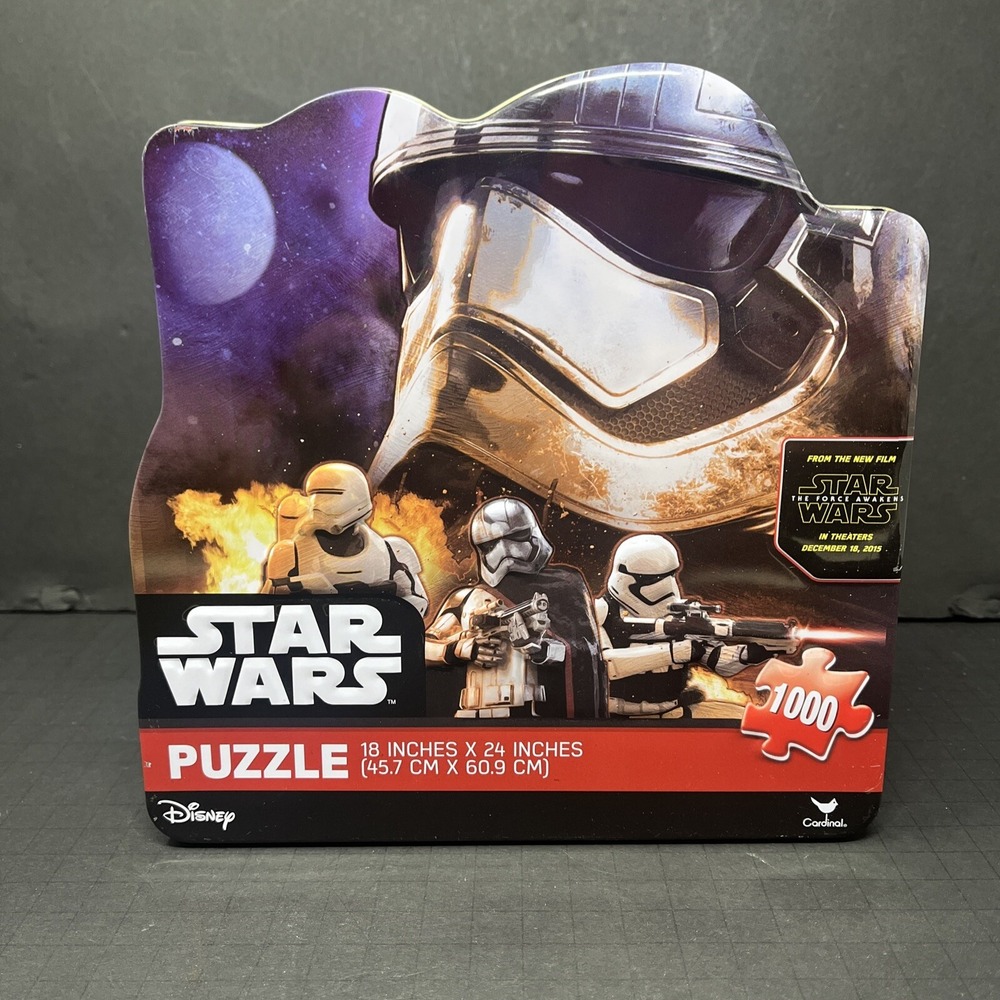 Star Wars‎ The Force Awakens -1000 Piece Puzzle -In Collectors Tin By Disney